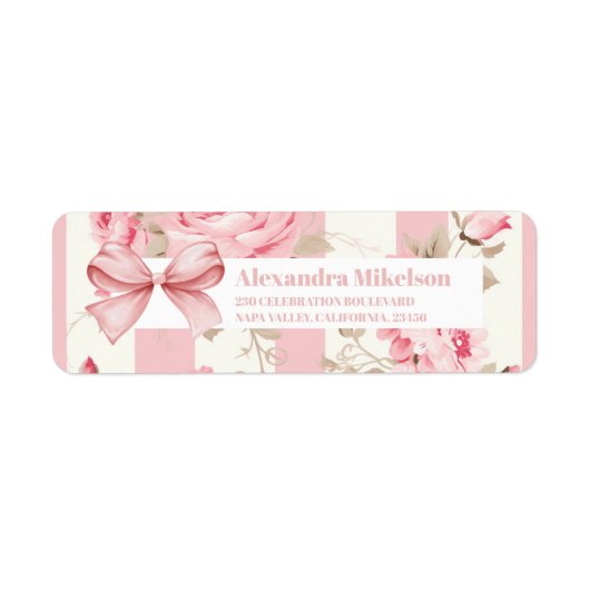 Niedliches rosa Bow-Brautparty (Vorne)