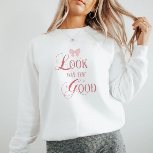 Niedliches rosa Coquette Typografie-Zitat Sweatshirt
