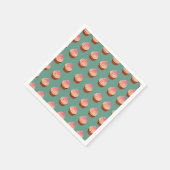 Niedliches rosa Cupcake-Muster Serviette (Ecke)