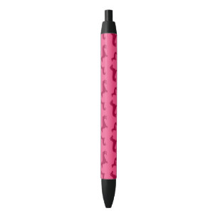 Niedliches rosa Dackelmuster Kugelschreiber