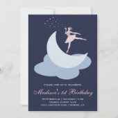 Niedliches rosa einladung (Vorderseite)