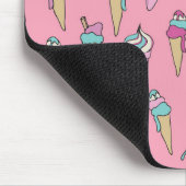 Niedliches Rosa-Eis Mousepad (Ecke)