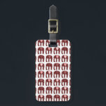 Niedliches rosa Elefantenmuster Gepäckanhänger<br><div class="desc">Mit diesem freundlichen Gepäckanhänger können Sie sich für Ihren Urlaub vorbereiten - Sie können Ihre Kontaktdaten auf der anderen Seite hinzufügen oder ein Single-Seitendesign auswählen. Handgezeichnetes Design von mir für Sie! Ändern Sie die Farbe oder den Schriftart der Schrift, wie Sie möchten. Karo in meinem Shop für mehr Muster oder...</div>