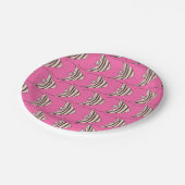 Niedliches Rosa Fisch Kinder Party Pappteller (Schrägansicht)