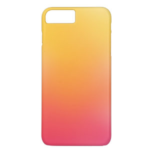 Niedliches rosa gelb-orangees Ombre Girly Case-Mate iPhone Hülle