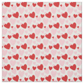 Niedliches rosa, gesprenkeltes Herzmuster Stoff (Muster)