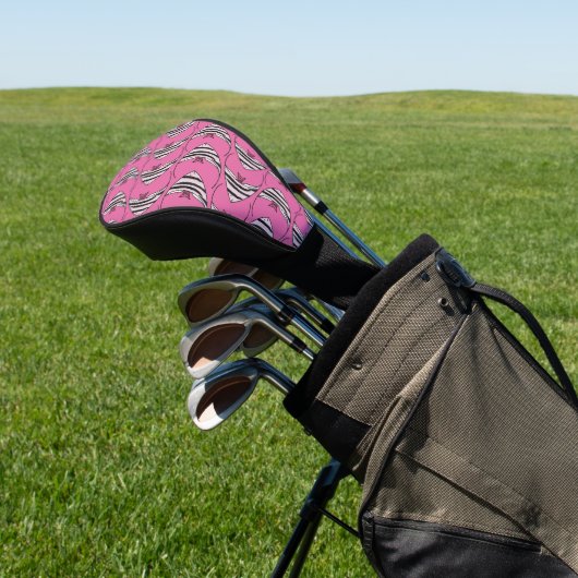 Niedliches Rosa Golf Headcover (In SItu)