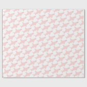 Niedliches rosa Haifisch-Verpackungs-Papier Geschenkpapier (Flach)