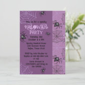 Niedliches Rosa-Halloween-Party Einladung (Stehend Vorderseite)