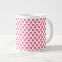 Niedliches rosa Herz Lovely Valentine Tasse