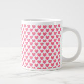 Niedliches rosa Herz Lovely Valentine Tasse (Rechts)