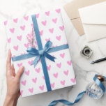 Niedliches rosa Herz-Muster Geschenkpapier<br><div class="desc">NewParkLane - Wrapping Paper,  mit einem Muster von kleinen heißen rosa,  handgezogenen Herzen. Ein niedliches,  romantisches Design für den Valentinstag,  Hochzeiten oder (Baby-)Geschenke für Mädchen.</div>