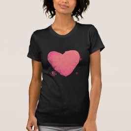 Niedliches rosa Herz T-Shirt