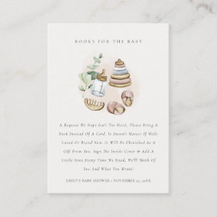 Niedliches rosa Kinderzimmer Essential Books for B Begleitkarte