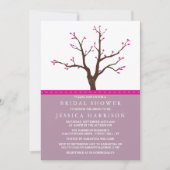 Niedliches Rosa Kirschblossom Brautparty Einladung (Vorderseite)