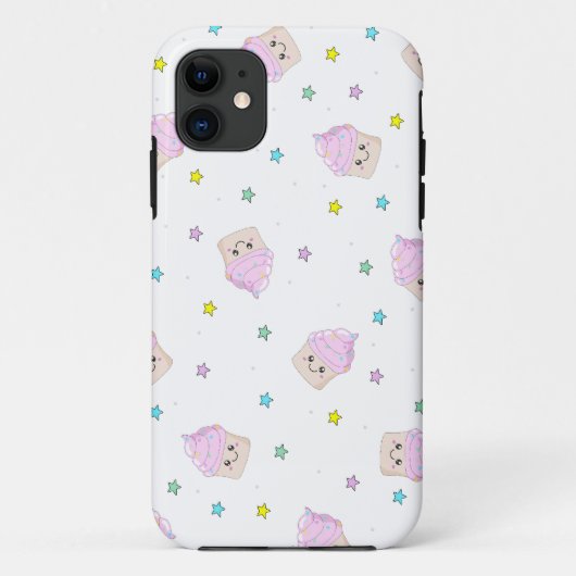 Niedliches rosa Kuchenmuster Case-Mate iPhone Hülle (Rückseite)