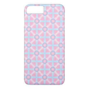 Niedliches rosa, Lila und hellblaues Muster Case-Mate iPhone Hülle