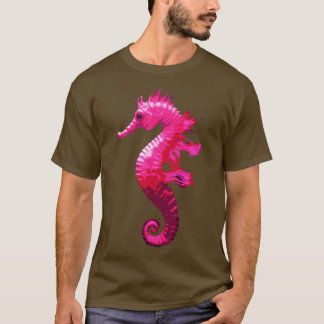 Niedliches Rosa Meerpferd T-Shirt
