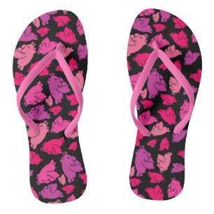 Niedliches rosa Muster Badesandalen