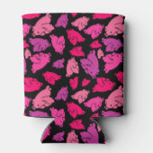 Niedliches rosa Muster Dosenkühler (Rückseite)
