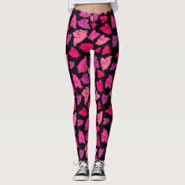Niedliches rosa Muster Leggings