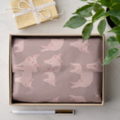 Niedliches rosa Muster Seidenpapier (Geschenk)