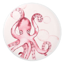 Niedliches Rosa Octopus Sea Life Baby Kinderzimmer