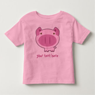 NIEDLICHES ROSA PIGGY für KINDER Kleinkind T-shirt