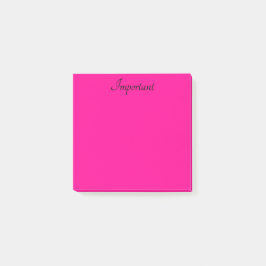 Niedliches Rosa Post-it Klebezettel