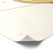 Niedliches rosa Poster (Ecke)
