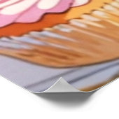 Niedliches rosa Poster (Ecke)