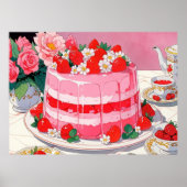 Niedliches rosa Poster (Vorne)