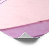 Niedliches rosa Poster (Ecke)