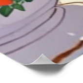 Niedliches rosa Poster (Ecke)