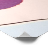 Niedliches rosa Poster (Ecke)