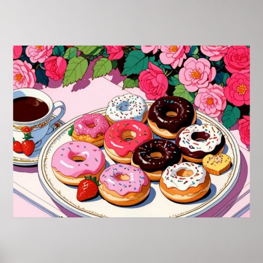 Niedliches rosa Poster (Vorne)
