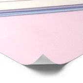 Niedliches rosa Poster (Ecke)