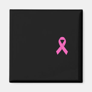 Niedliches Rosa Ribbon Brustkrebs Bewusstsein Frau Magnet