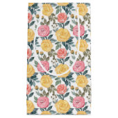 Niedliches rosa, rosa gefliestes Muster Kleine Geschenktüte (Vorderseite)