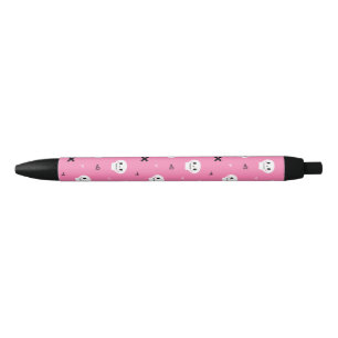 Niedliches rosa Schädelmuster Kugelschreiber