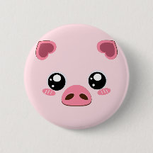 Niedliches rosa Schwein bage