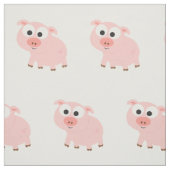 Niedliches rosa Schwein Stoff (Muster)