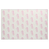 Niedliches rosa Seepferd-Gewebe Stoff (Fat Quarter (45,7 x 55,9 cm))