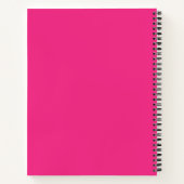 Niedliches Rosa und Blaue Vogelart Notizblock (Rückseite)