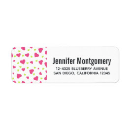 Niedliches rosa und grünes Herz-Kreislauf-Muster