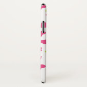 Niedliches rosa und grünes Herz-Kreislauf-Muster Case-Mate iPhone Hülle (Hinten/Rechts)