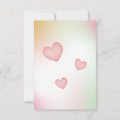 Niedliches Rosa und Lila Ballerina Kitten Geburtst Einladung (Rückseite)