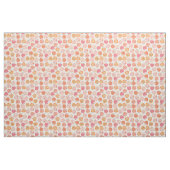 Niedliches rosa und orangefarbenes Apfelmuster Stoff (Fat Quarter (45,7 x 55,9 cm))