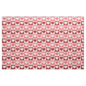 Niedliches rosa und rotes kariertes Herzmuster Stoff (Fat Quarter (45,7 x 55,9 cm))