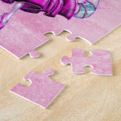 Niedliches rosa Zuckerpflaumen-Fee-Puzzlespiel Puzzle (Seite)